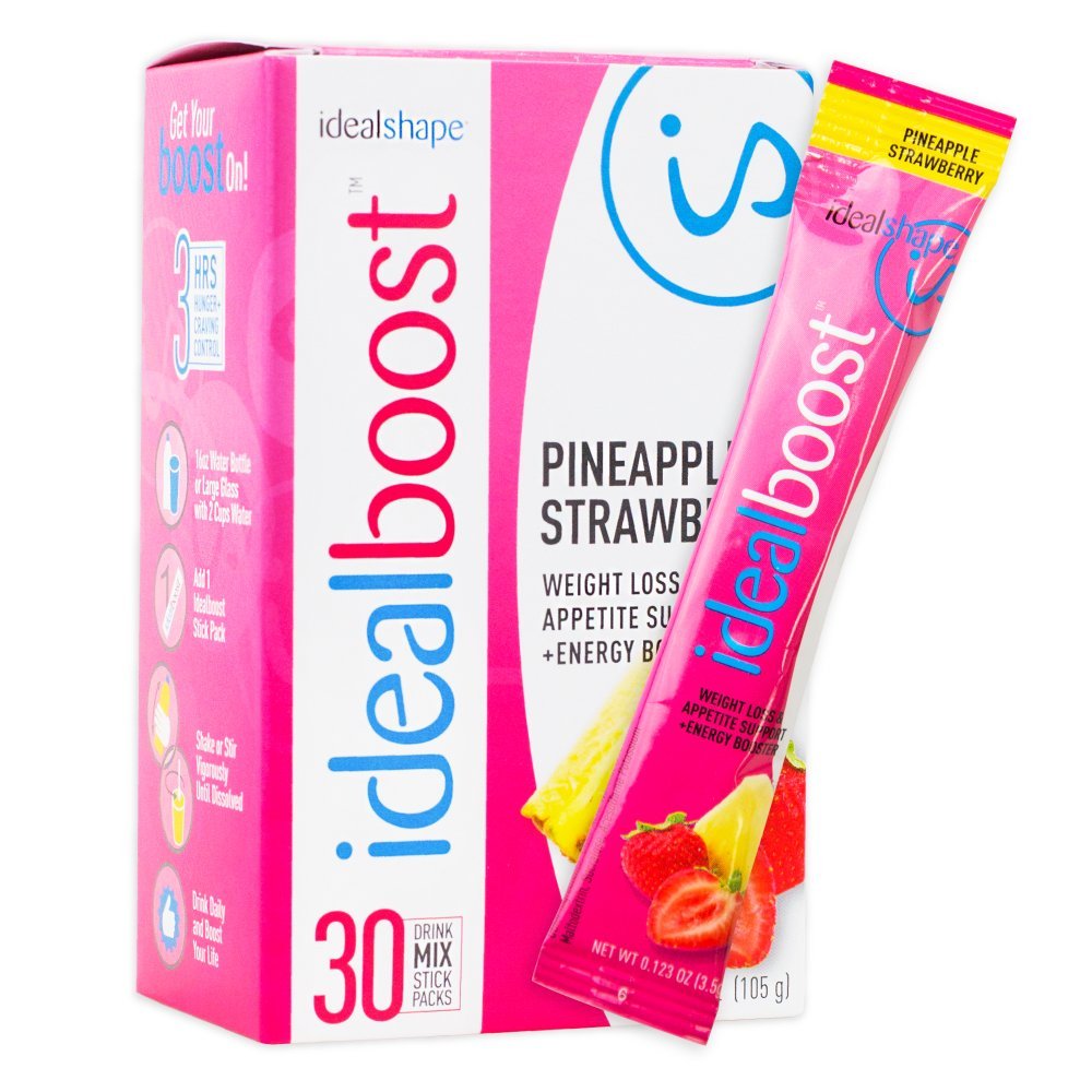 IDEALBOOST Direct From IdealShape Weight Loss Drink Packets Energy Mix